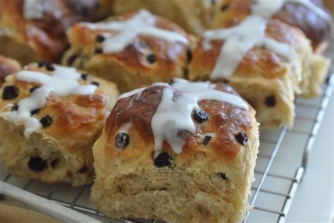 This is a perfect recipe for a dinner dish. Hot Cross Buns for Easter recipe from Martha Stewart | Martha stewart easter recipes, Easter ...