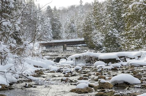Fresh Snow Along The Autrain Michigan Nature Photos By Greg Kretovic