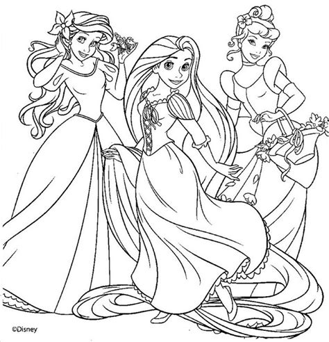 14 Desenhos Das Princesas Para Colorir E Imprimir Online Cursos Gratuitos