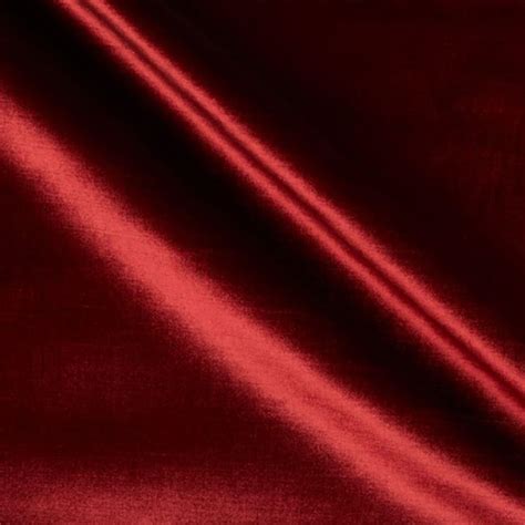 Deep Red Velvet Designer Upholstery Fabric Glamour