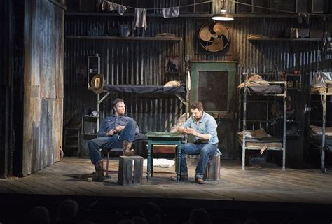 Of Mice And Men Longacre Theater Broadway Scenic Design Stage Set