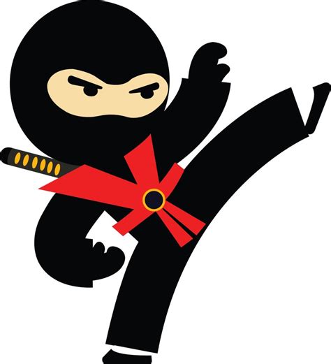 Ninja Svg Files For Cricut Cute Ninja Clipart Files Ninja Etsy