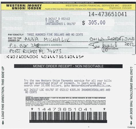 To fill out the money order, you will need to pay to u.s. The Death Of Fake Western Union Receipt Template | Fake Western Union Receipt Template - Realty ...