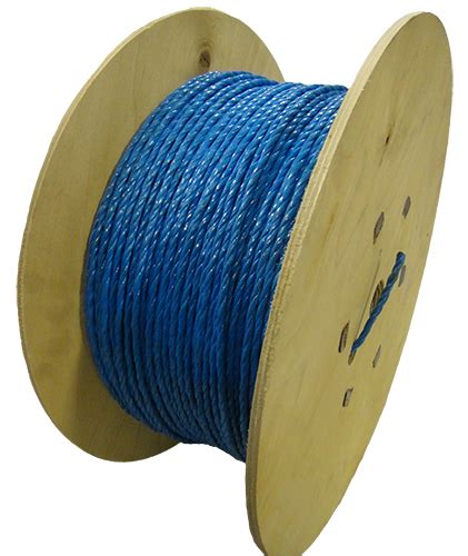 Timko Ltd Polypropylene Rope 500m X 6mm Blue Draw Rope Rope On Drum