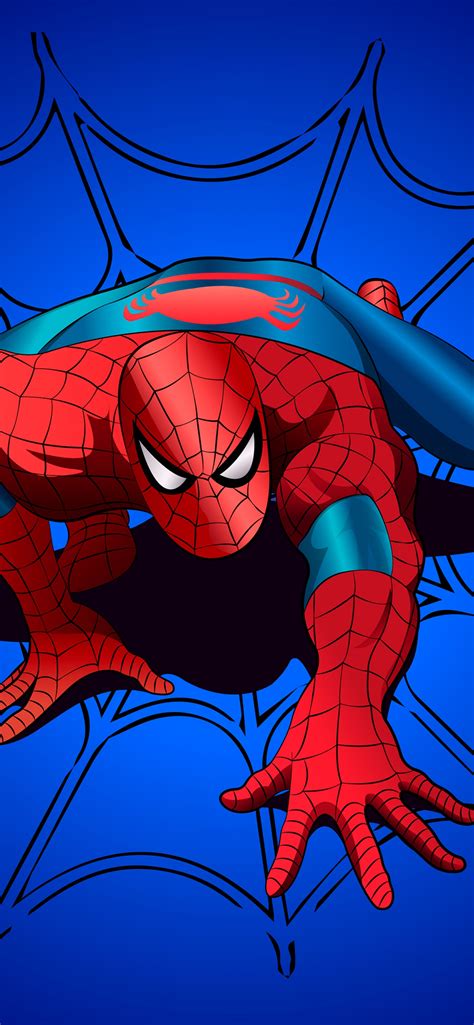 Spider Man Wallpaper 4k Blue Background