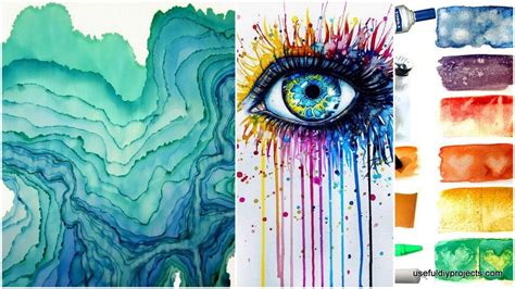 There are so many beautiful and inspiring watercolor paintings. 15 Watercolor Painting Ideas You Can Do At Home - Useful DIY Projects