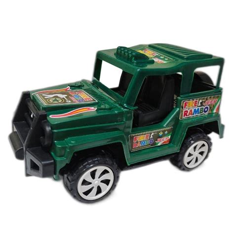 Greenblack And White Fire Rambo Toy Jeep Car No Of Wheel 4 At Best