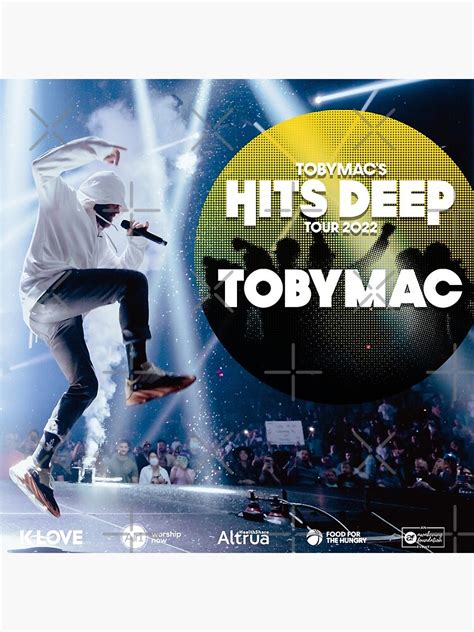 Hits Deep Tobymac Live Tour 2022 Masmart Poster By Smccarrisonf
