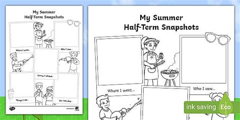 Summer Half Term Holiday Snapshots Teacher Made Twinkl