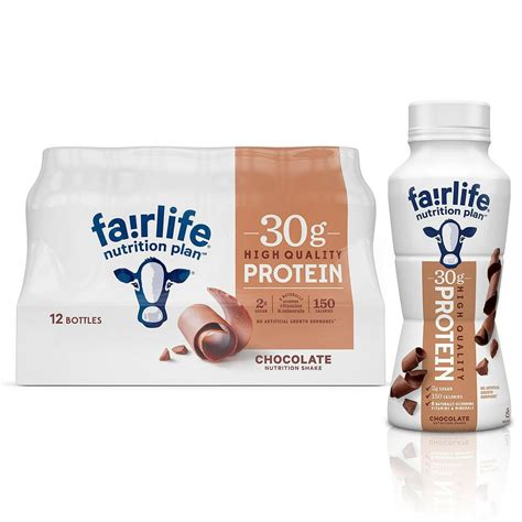 The Fairlife Nutrition Plan Chocolate 30 G Protein Shake 115 Fl Oz