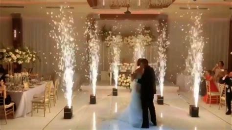 Cold Sparkler Fountains For Weddings And Events Wilmington Uplighting