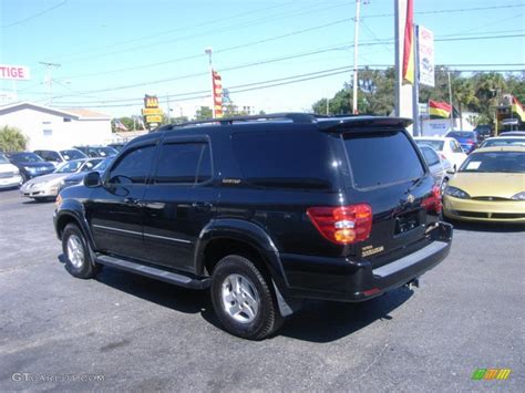 2002 Black Toyota Sequoia Limited 4wd 4015390 Photo 6