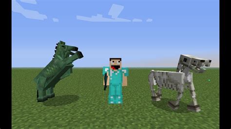 Minecraft 16 Snapshot 13w16a Cavalos Zombies E Esqueletos Medo
