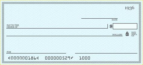 Oversized Check Template Free Of Fake Check Template For Presentation