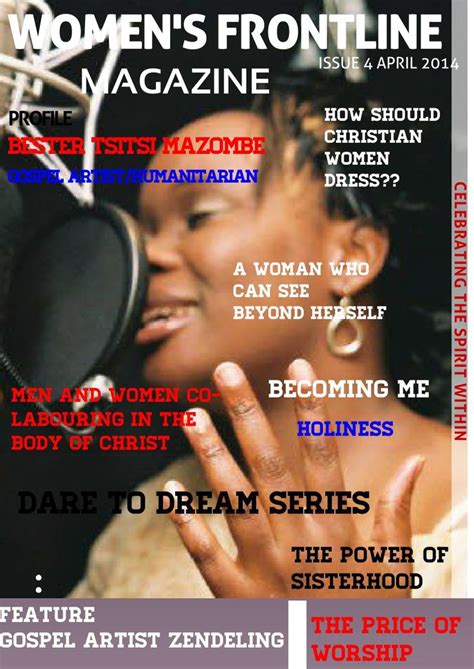 Women S Frontline Magazine Christian Magazines Frontline Christian Gospel