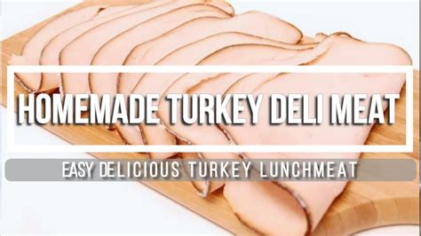 Homemade Turkey Deli Meat TWO Flavors Turkey Lunch Meat For Cold Cut