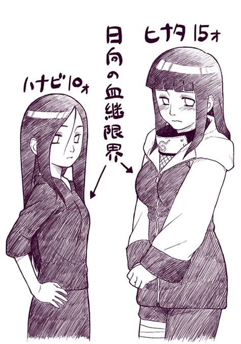 Nier L215 Hyuuga Hanabi Hyuuga Hinata Naruto Naruto Series Translated Blush Breasts