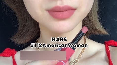 Swatch Nars Powermatte Long Lasting Lipstick Americanwoman Youtube