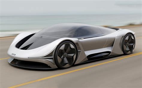 New Mclaren E Zero Futuristic Concept Car Дизайн транспорта