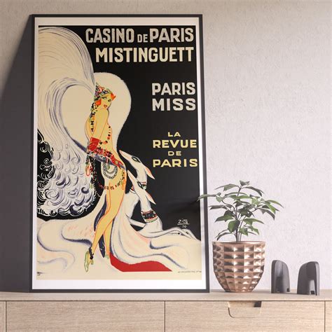 Mistinguett La Revue De Paris Zig 1930 Vintage Ads Wall Art Print Vintage Poster