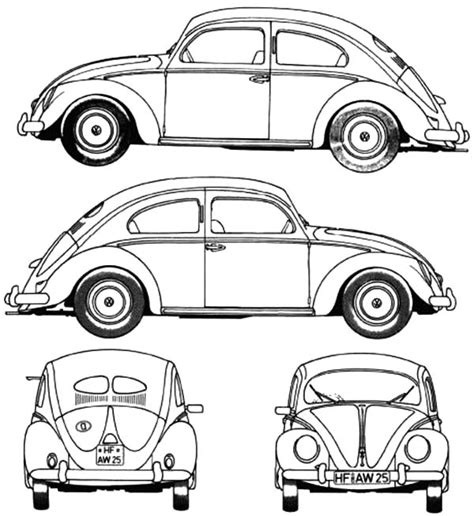 Designing Beetle Car Coloring Pages Best Place To Color Vw Art