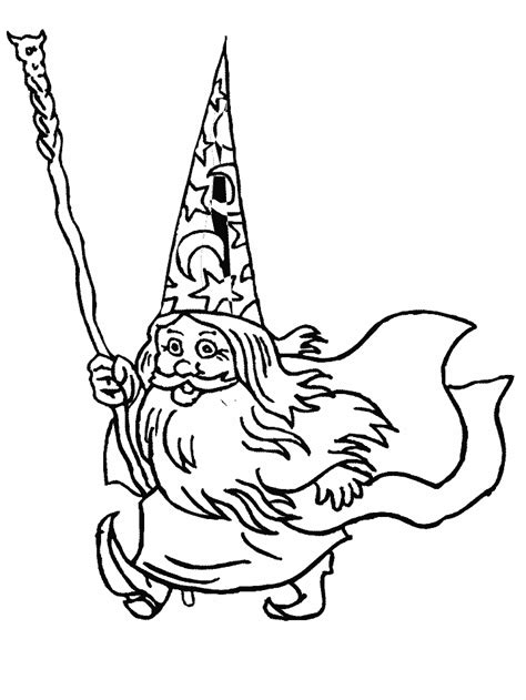 Magician Coloring Pages Coloringpages1001
