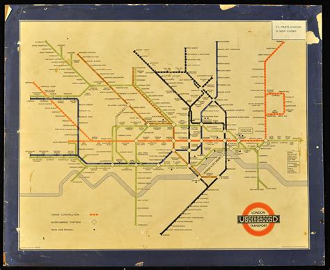 London Tube Map 1940 London Tube Map London Tube Map