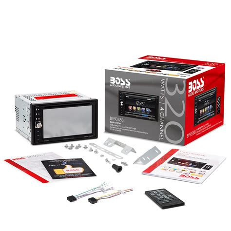 Boss Audio Bv9358b Car Dvd Player Double Din Bluetooth Audio And