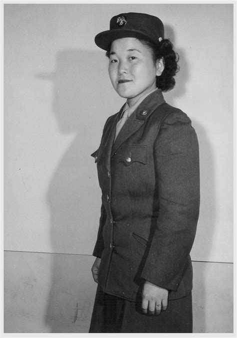 Private Shizuko Shinagawa 21 Of The Womens Army Corps Who Was Sent