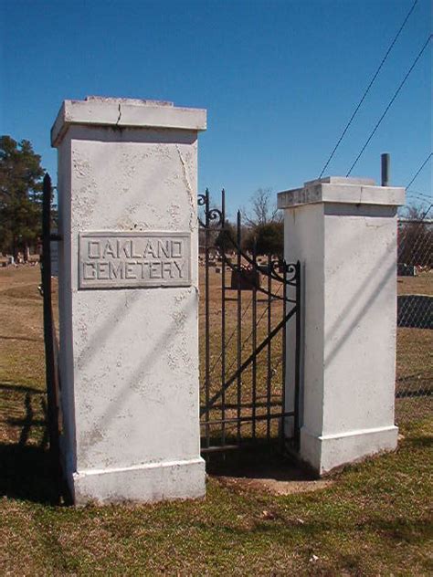 Oakland Cemetery In Fordyce Arkansas Find A Grave Cemetery