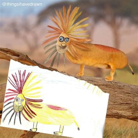 18 Funny Kids Animal Drawings Youll Need A Minute To Figure Out