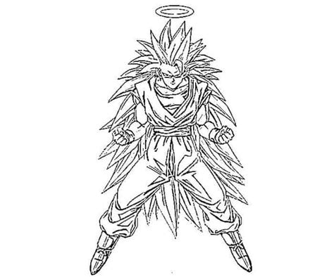 Goku Super Saiyan 3 Coloring Pages Super Coloring Pages Monster