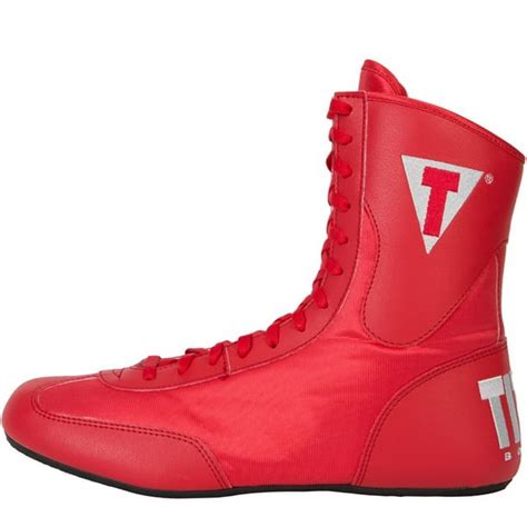 Title Boxing Speed Flex Encore Mid Length Boxing Shoes Red Walmart