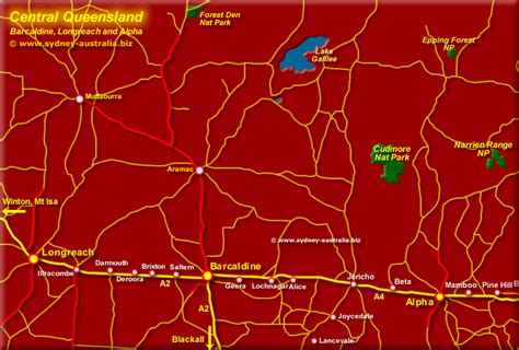 It passes through rockhampton , on the central queensland coast in australia. Barcaldine Surrounds Map QLD