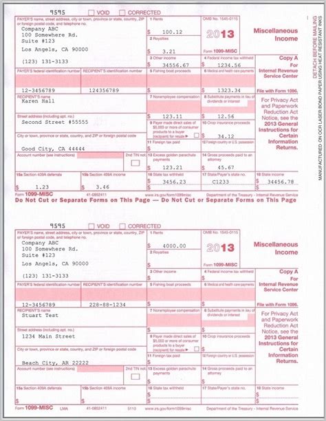 Irs 1099 Form To Print Form Resume Examples