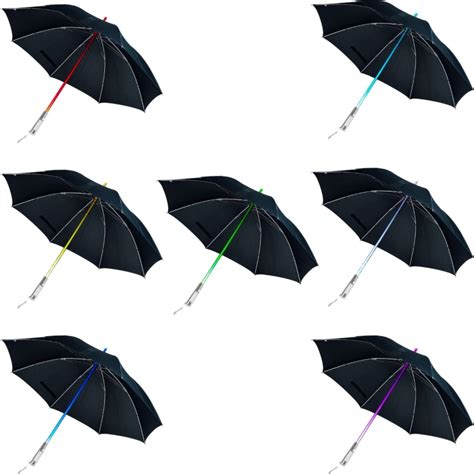 Color Changing Led Umbrella With Flashlight