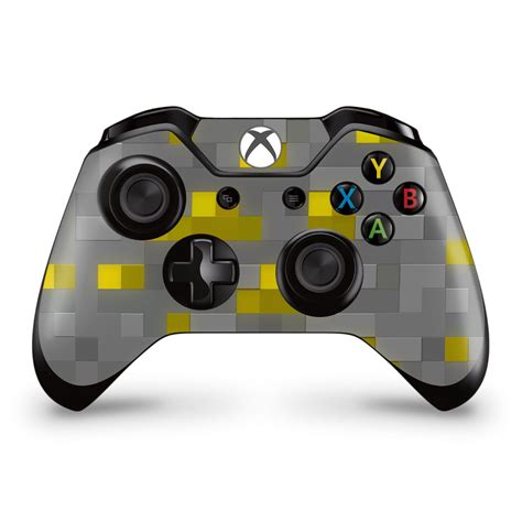 Pixel Gold Block Xbox One Controller Skin Minecraft Fan Pixel Art