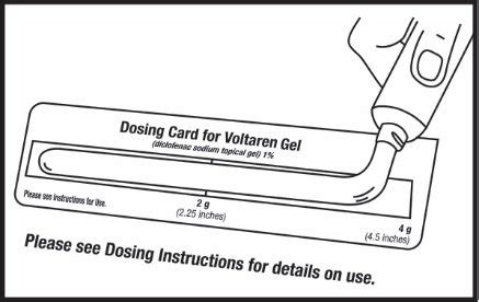 Voltaren gel comes with a dosing card to help you apply the correct amount.5 x expert source meera subash, md board certified. Voltaren Gel - FDA prescribing information, side effects and uses