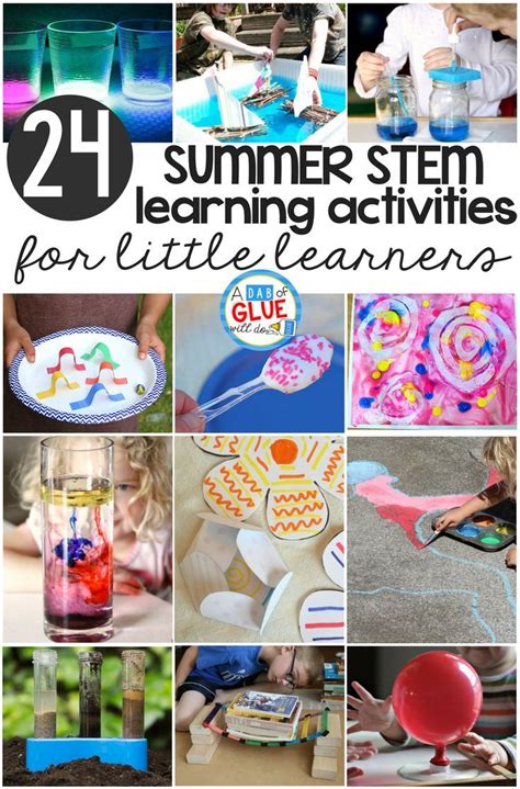 Learning Activities For Summer Stem Summer Stem Summer Preschool