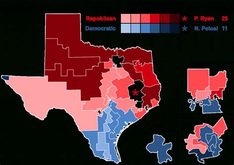 United States House Of Representatives Elections In Texas Texas Representatives Map