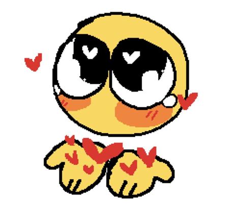 Cursed Emoji Happy Love Reaction Meme Image Hearts Pins