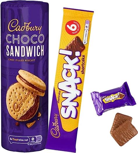 Cadbury Snack Shortcake And Choco Sandwich Biscuit Bundle Delicious Chocolate Biscuit Multipacks