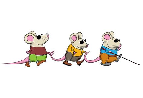 Three Blind Mice Nursery Rhyme For Kids With Lyrics