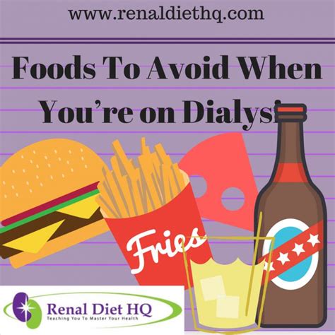 Eating less salt is very much important for the kidney disease patients. Foods To Avoid While On Kidney Dialysis | Renal Diet Menu ...