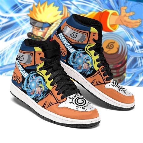 Naruto Rasengan Air Jordan Sneakers Naruto Anime Shoes M258
