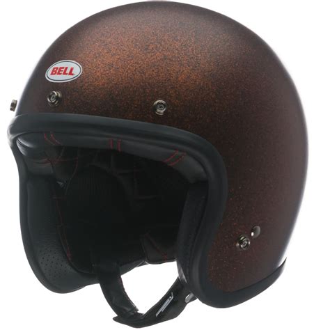 Bell Custom Deluxe Open Face Scooter Helmet Optional Bubble Visor