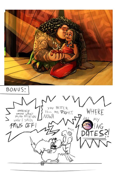 Moana X Maui Dating Fluffing Dates By Odme1 On Deviantart