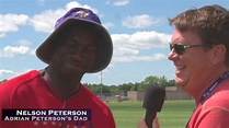 Adrian Peterson's Dad - Nelson Peterson Minnesota Vikings - 8-5-16 ...