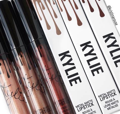 Kristina Reiko Kylie Cosmetics Metal Matte Liquid Lipsticks Review