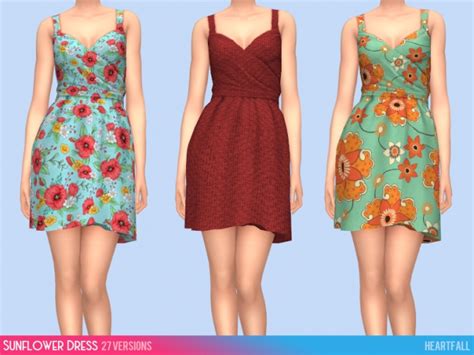 Sunflower Dress At Heartfall Sims 4 Updates